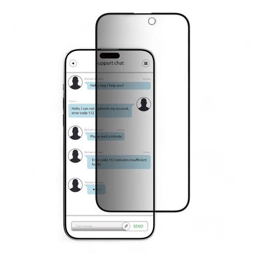 [13-113-036-0027-0215] Protector pantalla switcheasy vidrio templado iphone 16 pro glass privacy tempered glass screen protector color transparente