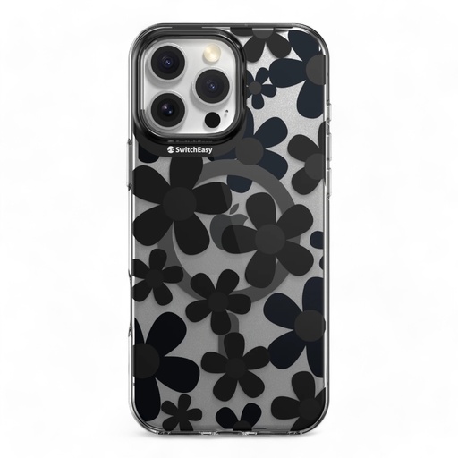 [07-144-036-0037-0157] Estuche switcheasy skin iphone 16 pro fleur m 3d patterned shockproof case color negro