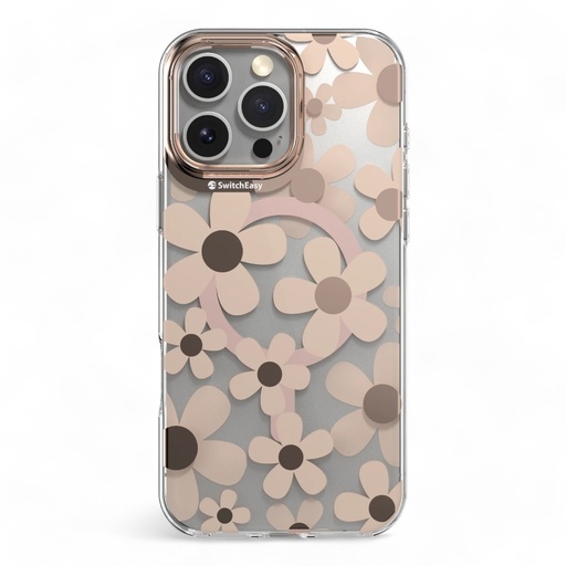[07-144-036-0038-0199] Estuche switcheasy skin iphone 16 pro fleur m 3d patterned shockproof case rosŽ color rosado arena