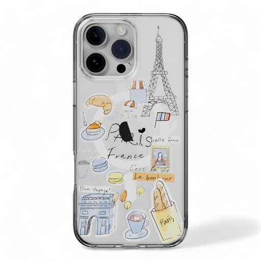 [07-144-036-0044-0284] Estuche switcheasy skin iphone 16 pro style m pattern shockproof case paris color multicolor