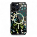 Estuche switcheasy skin iphone 16 pro max style m pattern shockproof case daisy color multicolor