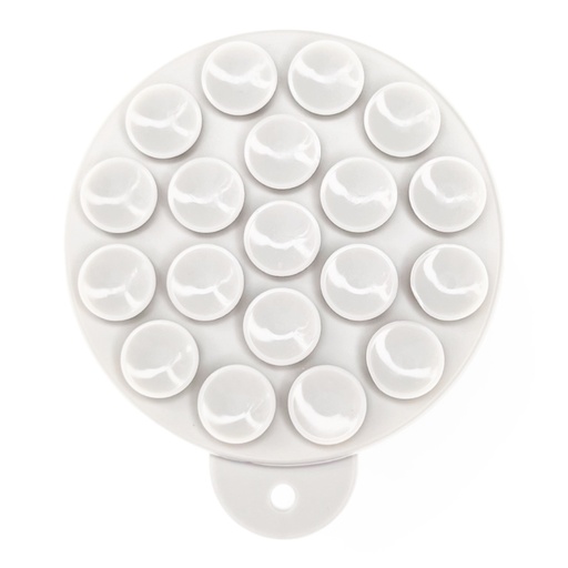 [08-062-011-0017-0215] Gadget el rey magsafe ventosa circular color blanco
