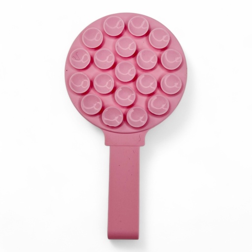 [08-062-011-0034-0215] Gadget el rey magsafe ventosa circular con agarrador color magenta