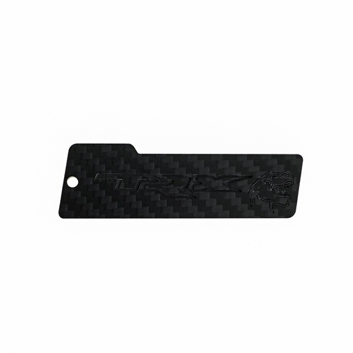 [01-071-011-0006-0077] Accesorio el rey otro llavero trx dino + nombre fibra carbon