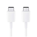 Cable generico tipoc tipo c a tipo c ultra rapido 1 metro color blanco