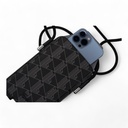 Estuche lacoste skin bolsa universal  color negro