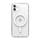 Estuche el rey skin iphone 11 botones grises magsafe color transparente