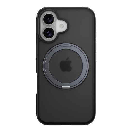 [07-144-064-0006-0157] Estuche mageasy skin iphone 16 plus magstand 360 m rotating ring protective case for 2024 iphone 2 lenses large color negro