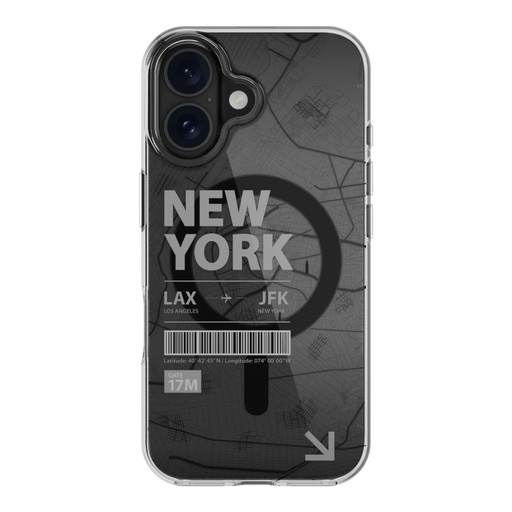 [07-144-036-0077-0284] Estuche switcheasy skin iphone 16 urban m 3d patterned shockproof case for 2024 iphone 2 lenses nyc color multicolor