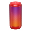 Gadget 1hora bocina bluetooth portatil 5.1 led 5w*2  boc242  color rojo