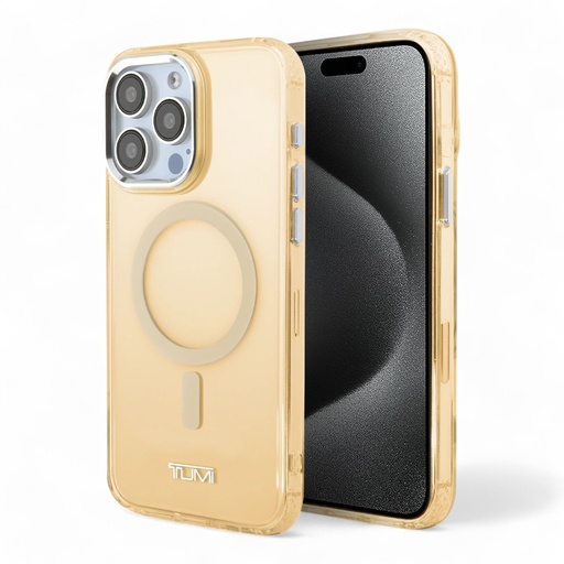 [07-144-071-0004-0284] Estuche tumi hc magsafe transparent berry iphone 15 pro max color amarillo