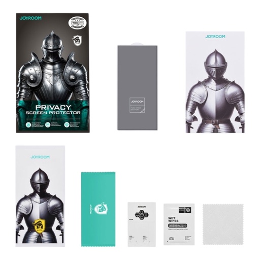 [13-113-069-0002-0215] Protector pantalla joyroom vidrio templado samsung s24 ultra jr-mjs0223  (2.5d full screen) for samsung s24 ultra  color ( privacy +r einforced edges)