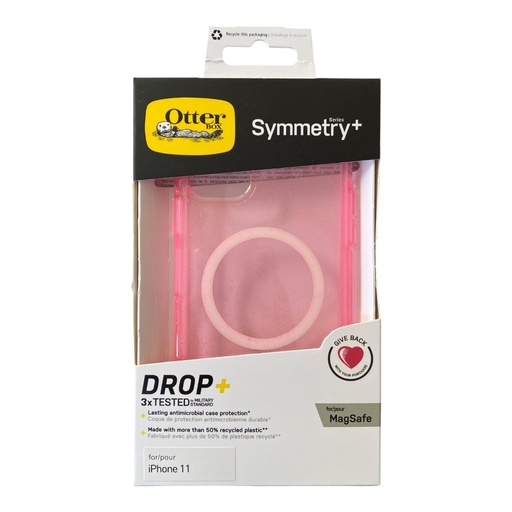 [07-100-028-0076-0198] Estuche otterbox symmetry iphone 11 magsafe color rosado