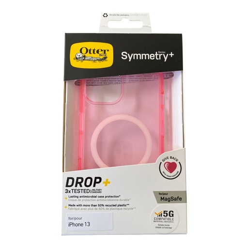 [07-100-028-0079-0198] Estuche otterbox symmetry iphone 13 magsafe color rosado