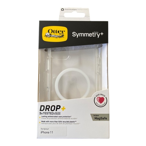 [07-100-028-0078-0215] Estuche otterbox symmetry iphone 11 magsafe color transparente