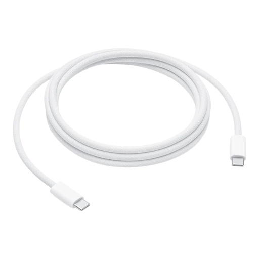 [05-106-003-0004-0041] Cable apple tipo c  a tipo c 240w trenzado 2m color blanco