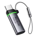 Adaptador mcdodo tipo c smart power-off fast charge 36w pd 60w tipo c a lightning ot-601 color gris