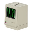 Cargador sharge tipo c retro 67w 3 puertos carga ultra rapidos  color beige