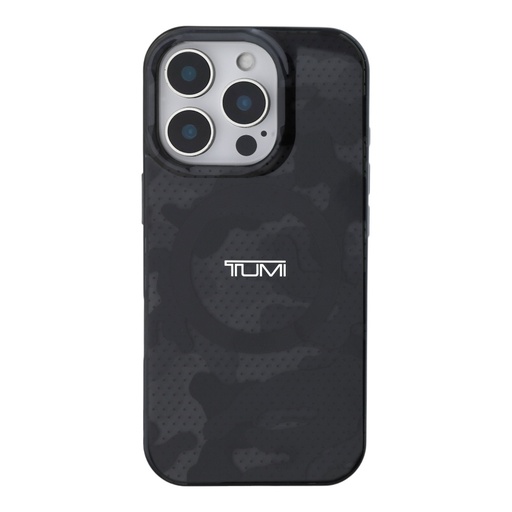 [07-144-071-0002-0088] Estuche tumi skin iphone 16 pro tumi hc double layer pc/tpu magsafe camo print color gris