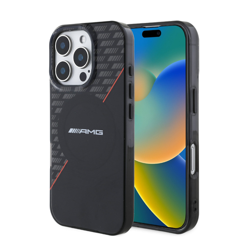 [07-70-000005] Amg magsafe case double layer black&red iphone 16 pro max