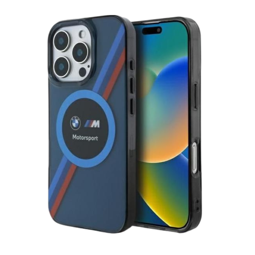 [07-63-000017] BMW hc motorsport magsafe iml circle navy iphone 16 pro max