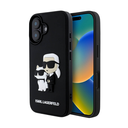 Karl Lagerfeld hc 3d rubber kc nft black iphone 16