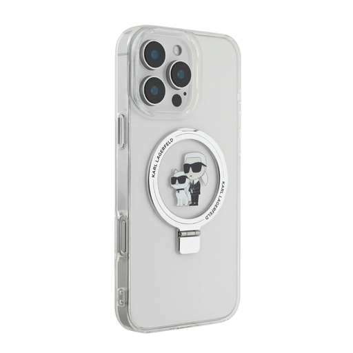 [07-59-000032] Karl Lagerfeld  hc magsafe ringstand kc white  iphone 16 pro max