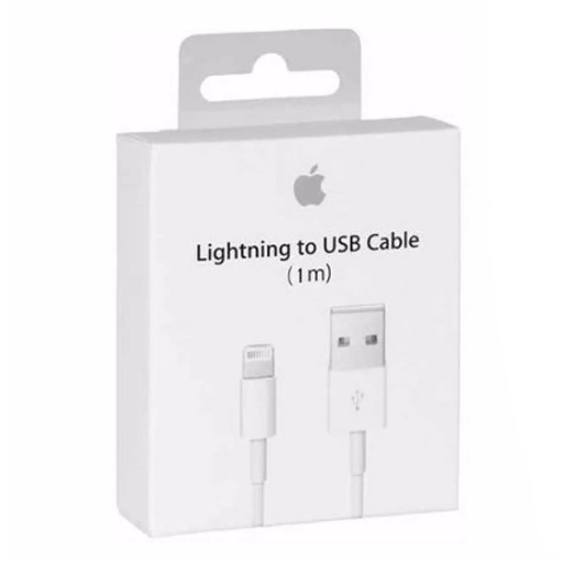 [05-058-003-0001-0041] Cable apple lightning original para iphone 5 / 6 / 8 / x / xs / 11 / 12 / 13 color blanco
