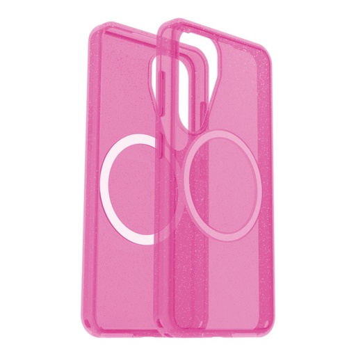 [07-29-000003] Otterbox symmetry con magsafe samsung s25 ultra color glitter rosado