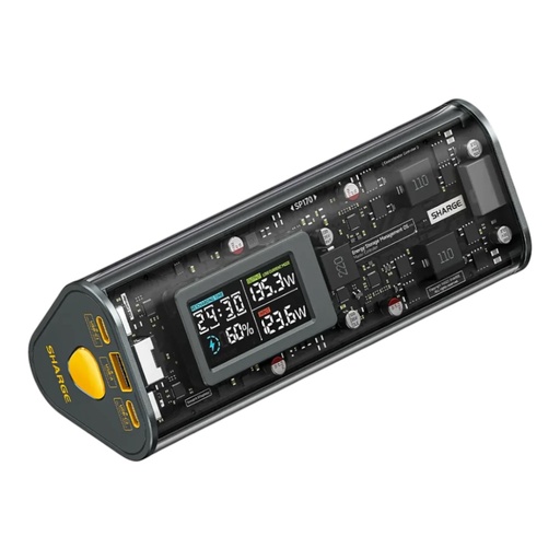 [01-010-074-0002-0157] Accesorio sharge bateria shargeek 170 capacidad 24,000 mha black/yellow color negro