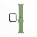 Accesorio el rey pulsera con bumper y protector de pantalla apple watch 44 mm color verde claro