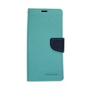 Estuche goospery fancy diary iphone x / x(5.8) color menta / azul marino