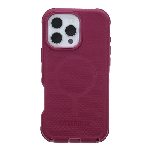 [07-29-000058] Estuche otterbox defender con magsafe y clip color corinto modelo iphone 16 pro max
