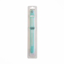 Accesorio el rey pulsera tipo nike apple watch 38 / 40 / 41 mm color aqua / blanco