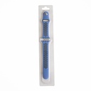 Accesorio el rey pulsera tipo nike apple watch 38 / 40 / 41 mm color azul indigo / negro