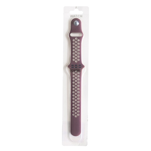 [01-081-011-0014-0135] Accesorio el rey pulsera tipo nike apple watch 38 / 40 / 41 mm color morado claro
