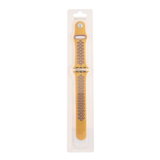 [01-081-011-0014-0148] Accesorio el rey pulsera tipo nike apple watch 38 / 40 / 41 mm color mostaza / morado