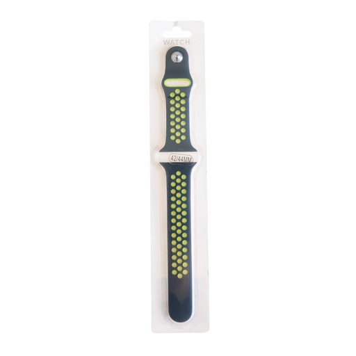 [01-081-011-0014-0248] Accesorio el rey pulsera tipo nike apple watch 38 / 40 / 41 mm color verde neon / negro