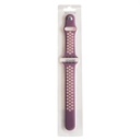 Accesorio el rey pulsera tipo nike apple watch 42 / 44 / 45 mm color morado / rosado