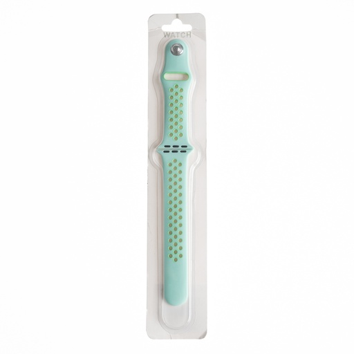 [01-081-011-0015-0235] Accesorio el rey pulsera tipo nike apple watch 42 / 44 / 45 mm color verde claro