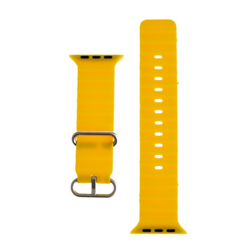 [01-081-011-0019-0002] Accesorio el rey pulsera silicon ocean 38 / 40 / 41 mm amarillo