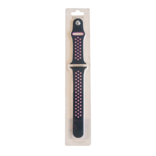[01-081-011-0041-0173] Accesorios el rey pulseras tipo nike negro / morado 42 mm / 44 mm / 45 mm