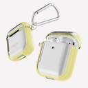 Estuche xdoria defense clear for airpods 1 / 2 color amarillo