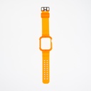 Accesorio generico pulsera con bumper rugged apple watch 44 mm color naranja