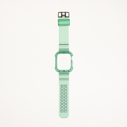 [01-081-013-0016-0233] Accesorio generico pulsera con bumper rugged apple watch 45 mm color verde