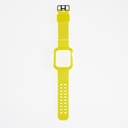 Accesorio generico pulsera con bumper rugged apple watch 45 mm color verde neon